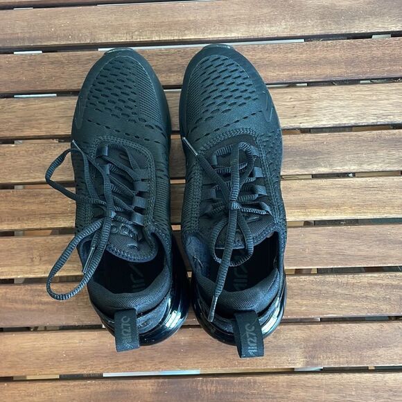 Nike Air Max 270 Black USA Women Size 7/UK 4.5/EU 38(AH6789-006) - Picture 4 of 15